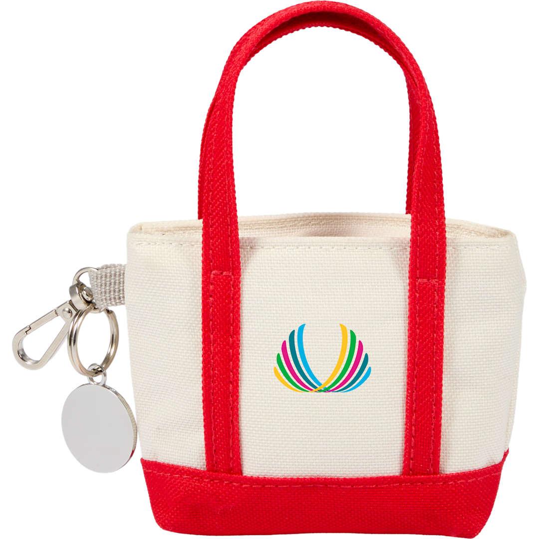 Mini tote bag charm Black miniatura 40