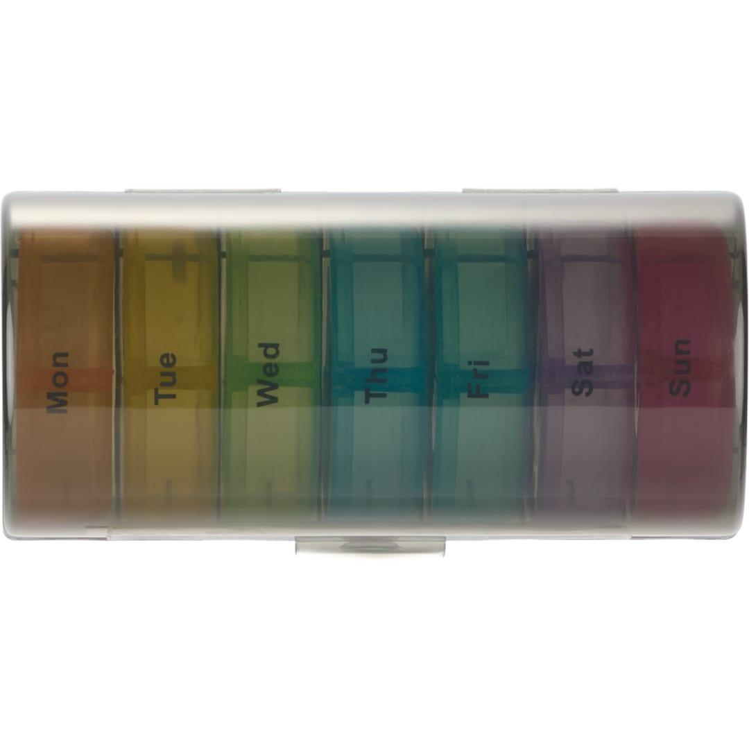7 Day recycled travel pill organizer Black miniatura 10