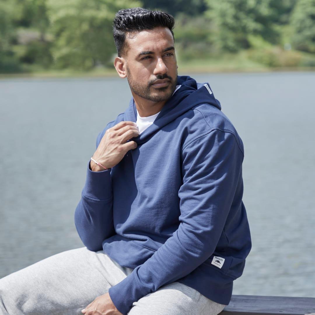 Roots73 canmore eco hoody - unisex Blue miniatura 4