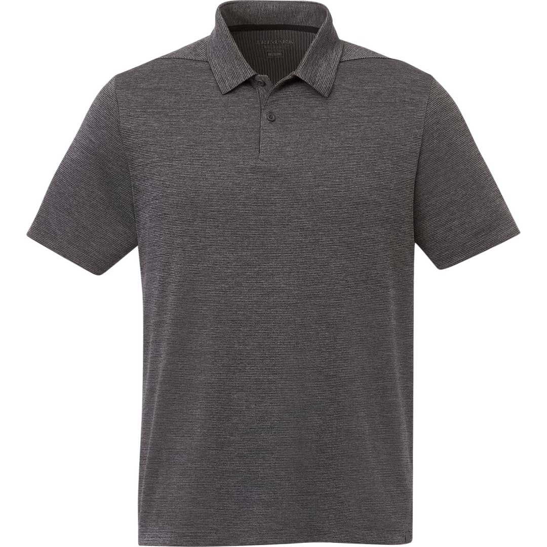 Mens dege eco ss polo Blue miniatura 20