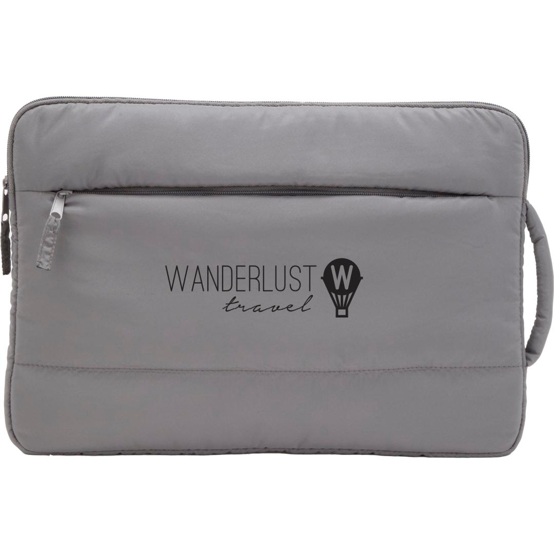 Puffer recycled 15 computer sleeve Grey miniatura 4
