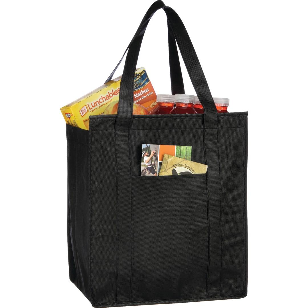 Hercules insulated grocery tote Red front