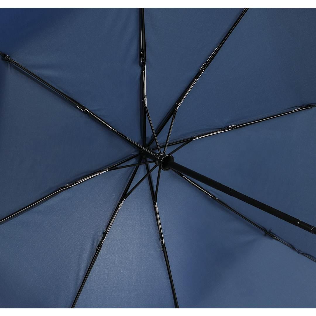 48 Rpet umbrella w/ reflective trim Black miniatura 12
