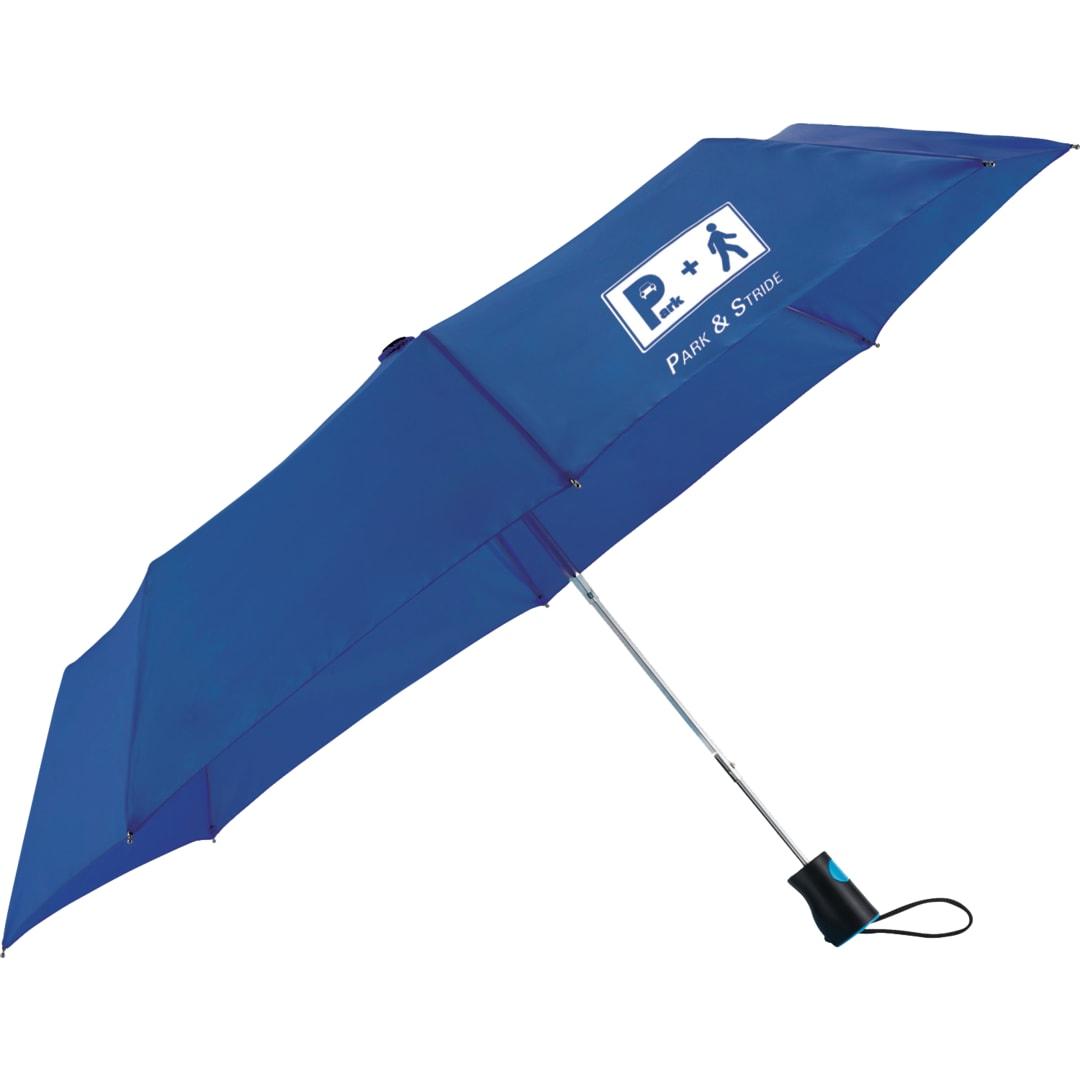 42 Totes® 3 section auto open umbrella Black miniatura 10