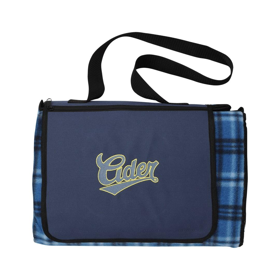 Extra large plaid picnic blanket Blue miniatura 9