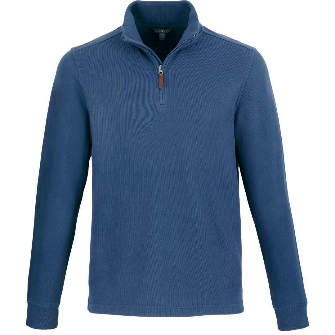 Hudson eco knit quarter zip-mens Beige miniatura 17