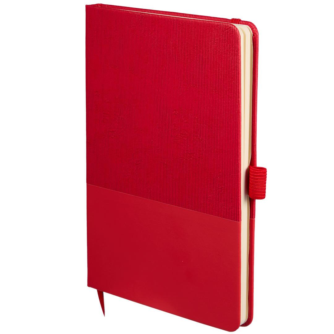 5.5X 8.5 fsc® recycled ribbed bound journal Black miniatura 22