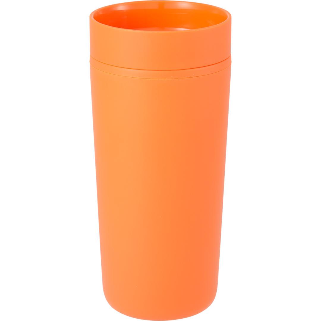 Lola recycled tumbler w/ 360 degree lid 16 oz Black miniatura 36