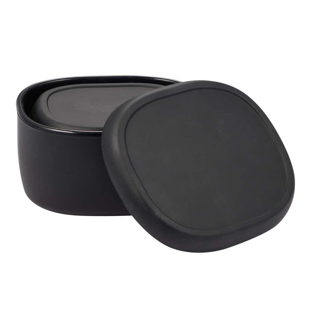 Zili silicone small storage containers - set of 3 Black miniatura 13