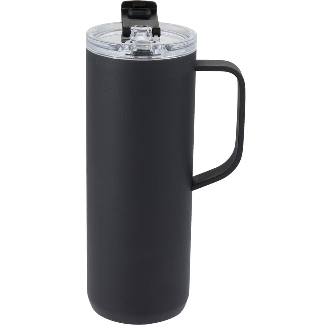 Whitney recycled tall tumbler w/ flip lid 20oz Black miniatura 9