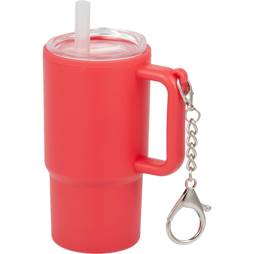 Shot glass tumbler w/ keychain 4oz Black miniatura 52