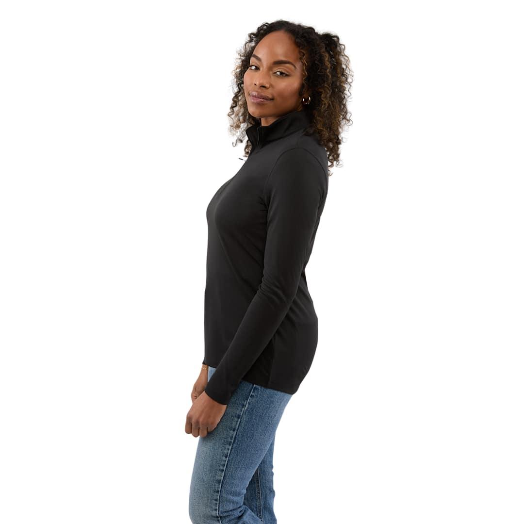Dara knit quarter zip - womens Navy Blue miniatura 24