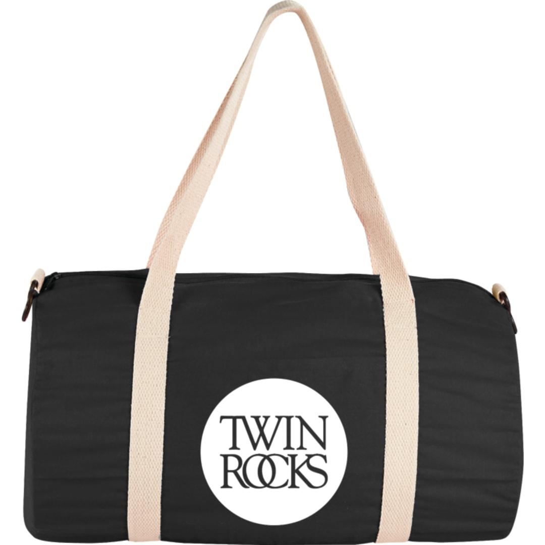 Barrel 18 5oz cotton canvas duffel bag Natural miniatura 3