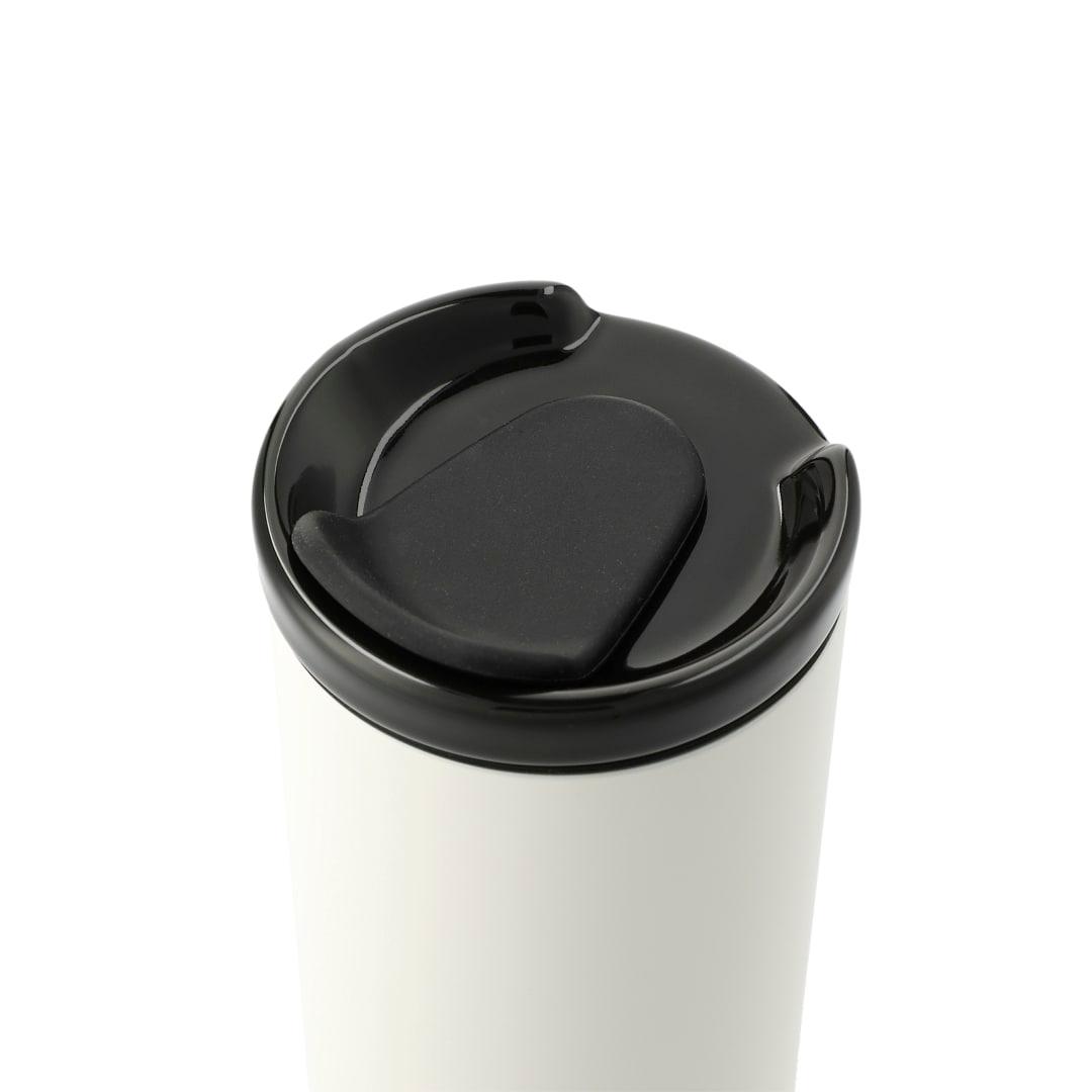Seneca tumbler 16oz w/ ceramic lid & lining White front
