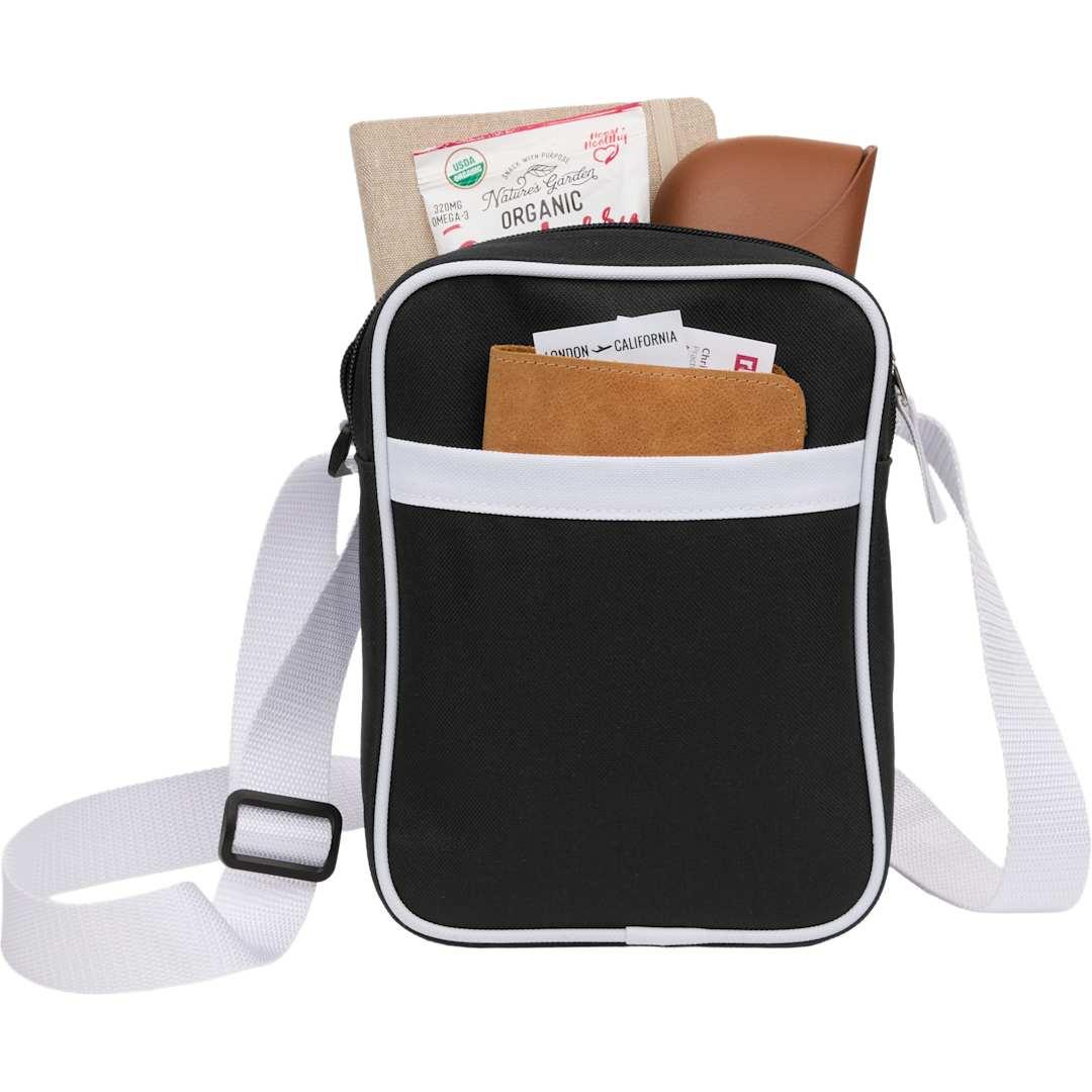 Varsity recycled crossbody Black miniatura 6