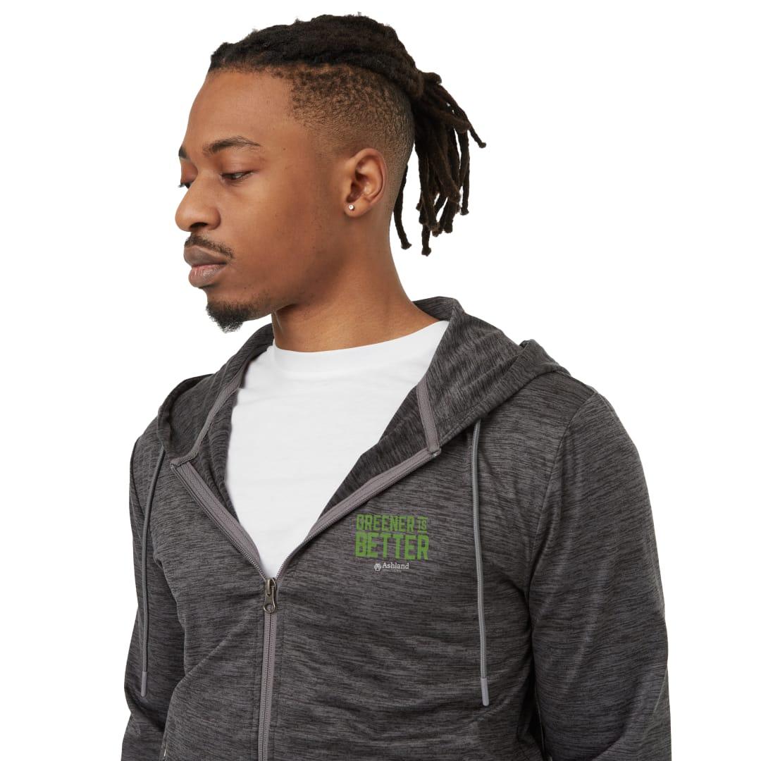Tentree stretch knit zip up - mens Blue miniatura 21