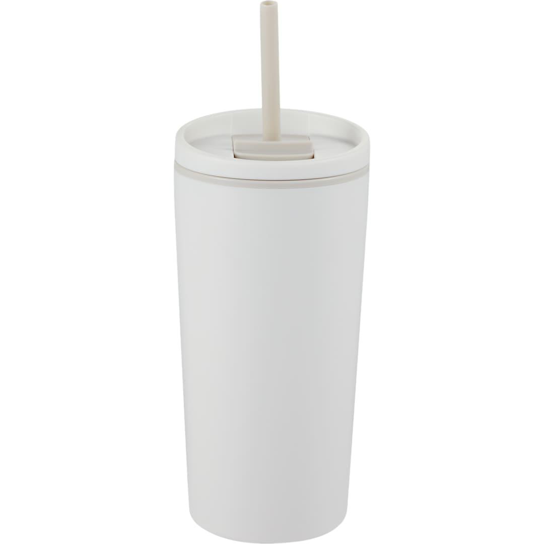 Santino recycled tumbler w/ dual function lid 16oz Black miniatura 23