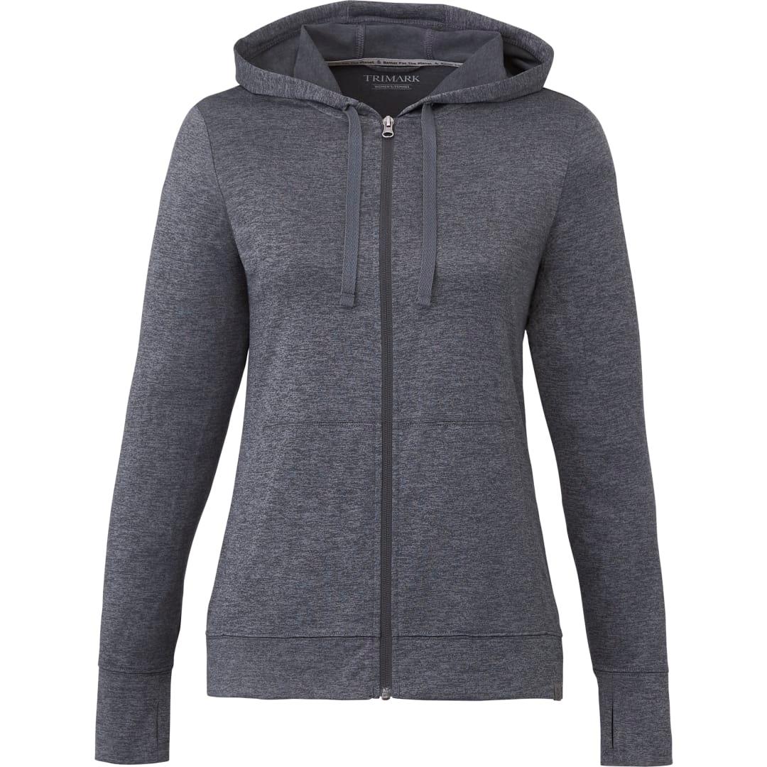Womens lavar eco knit full zip hoody Navy Blue miniatura 15