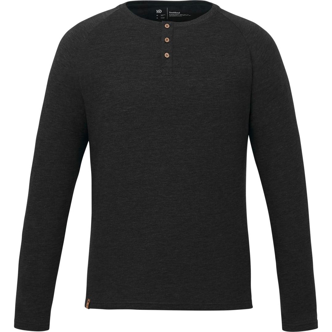 Tentree treeblend classic henley longsleeve - mens Turquoise miniatura 15