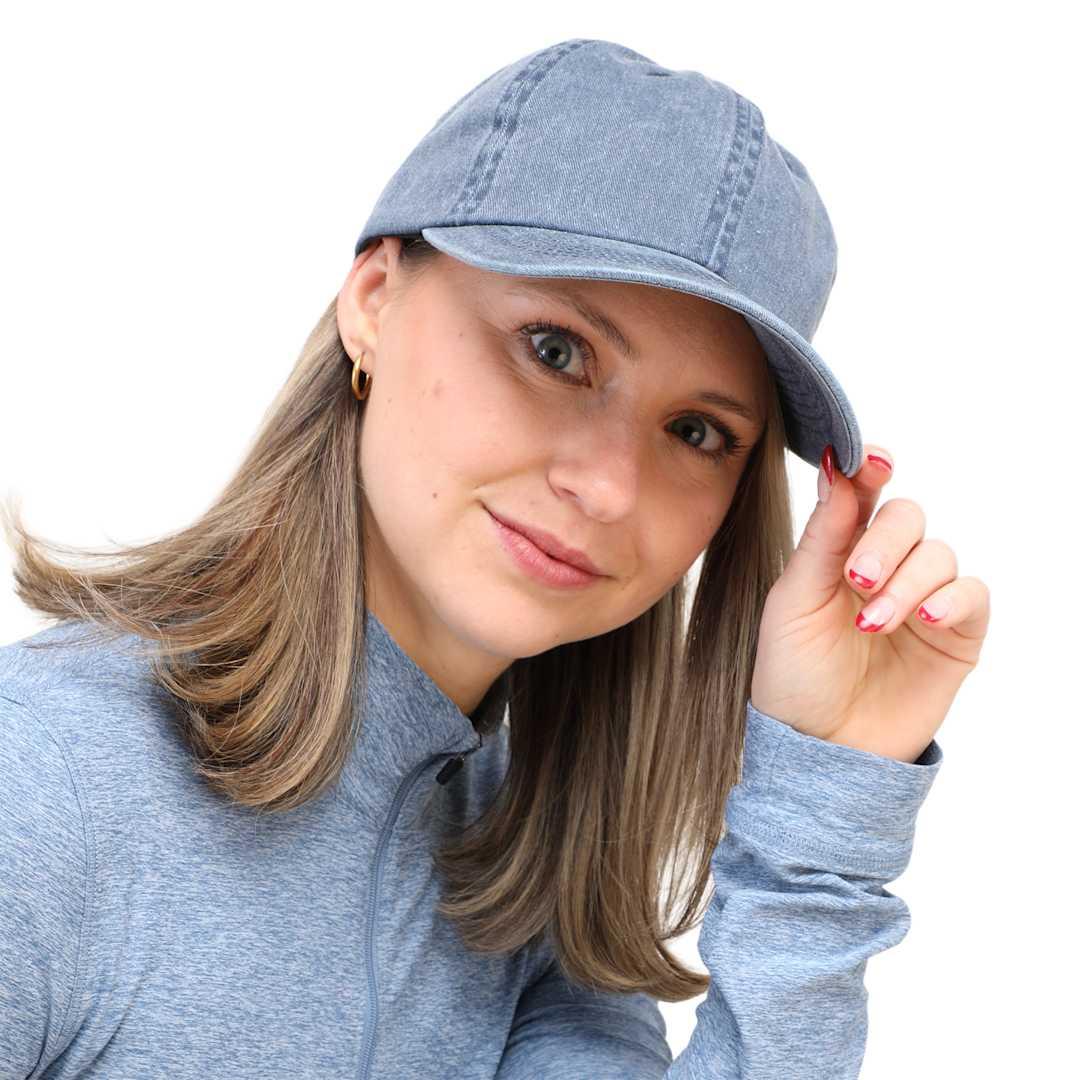 Recycled cotton washed 6 panel dad ballcap - unisex Khaki miniatura 19
