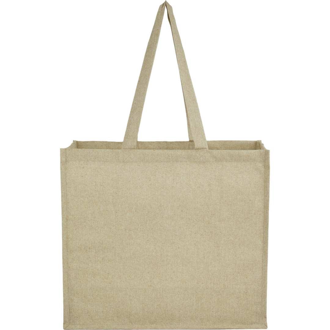 4Oz recycled cotton shopper tote with laminated Grey miniatura 9
