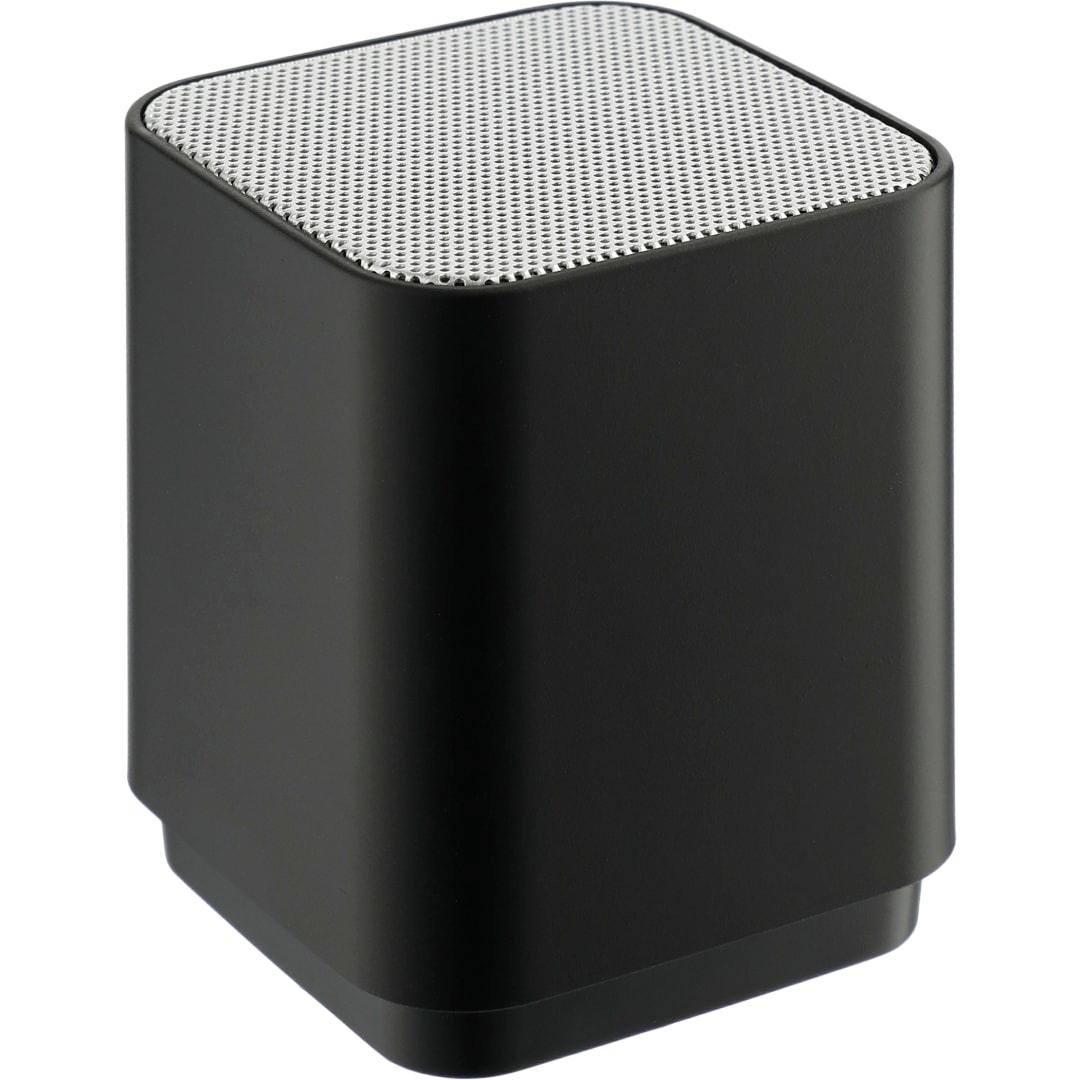 Light up logo bluetooth speaker Black front