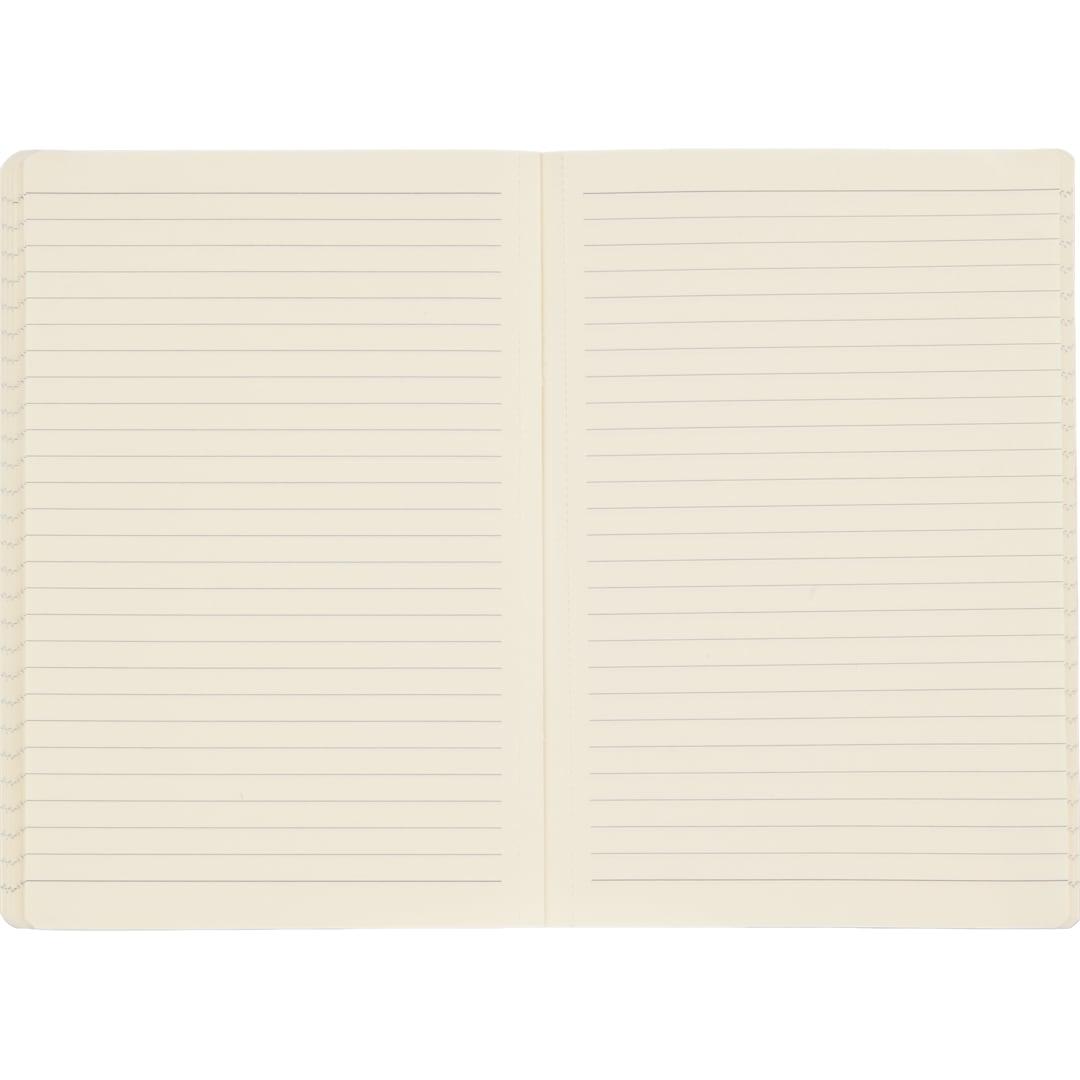 5.5 X 8 fsc ® recycled mano slim meeting journal Black miniatura 11