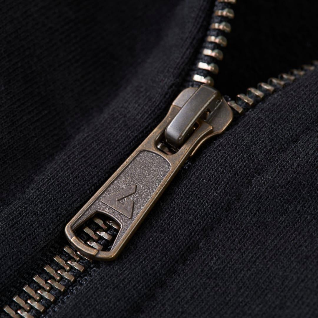 American giant moto full zip - mens Black miniatura 6