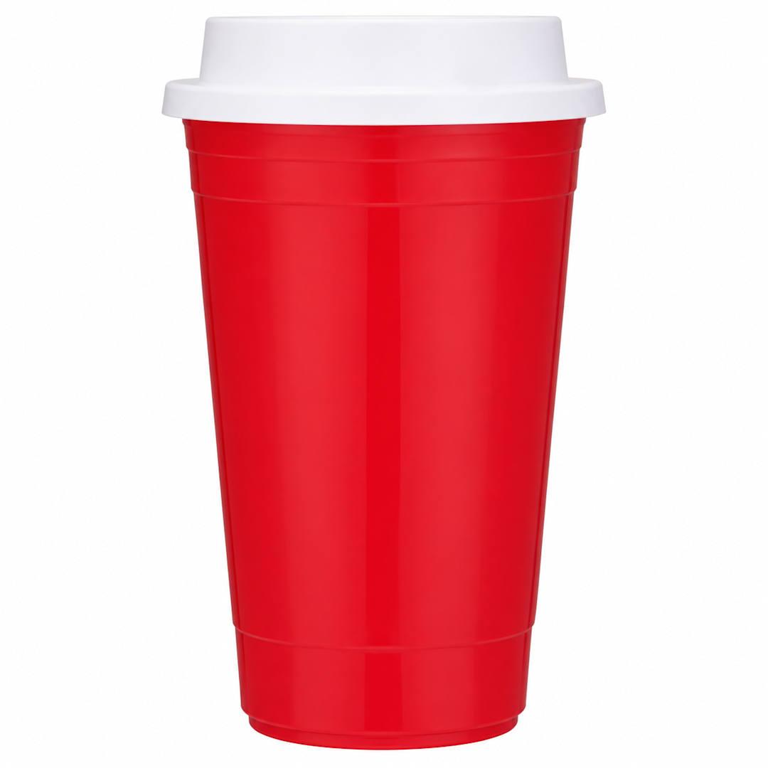The traveler insulated cup 16 oz. w/ lid Black miniatura 19