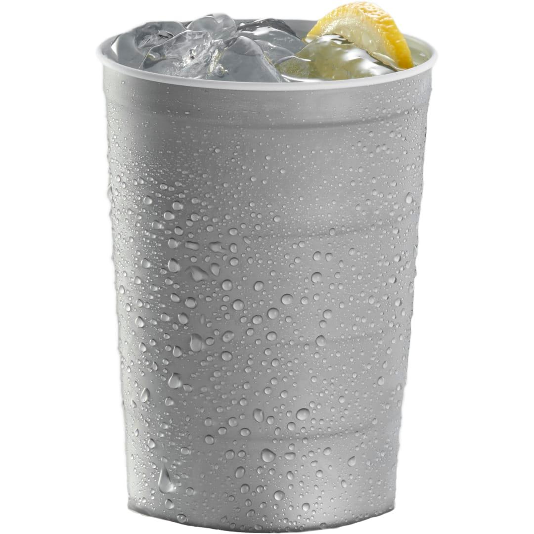 Recyclable steel chill-cups™ 16oz Grey miniatura 19