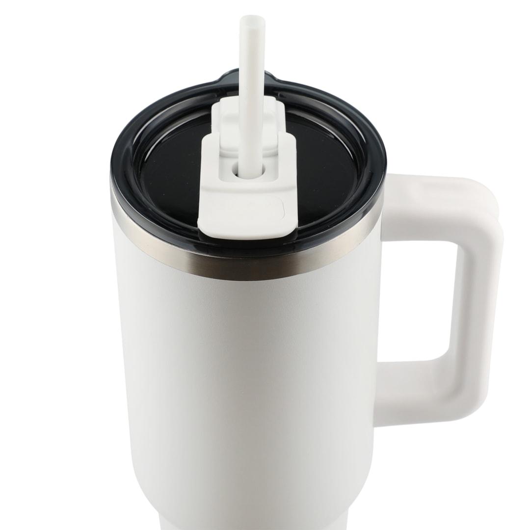 Pinnacle recycled travel tumbler with straw 40oz Black miniatura 49