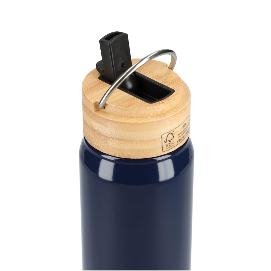 Billy 26oz aluminum bottle w/ fsc® bamboo lid Black miniatura 19