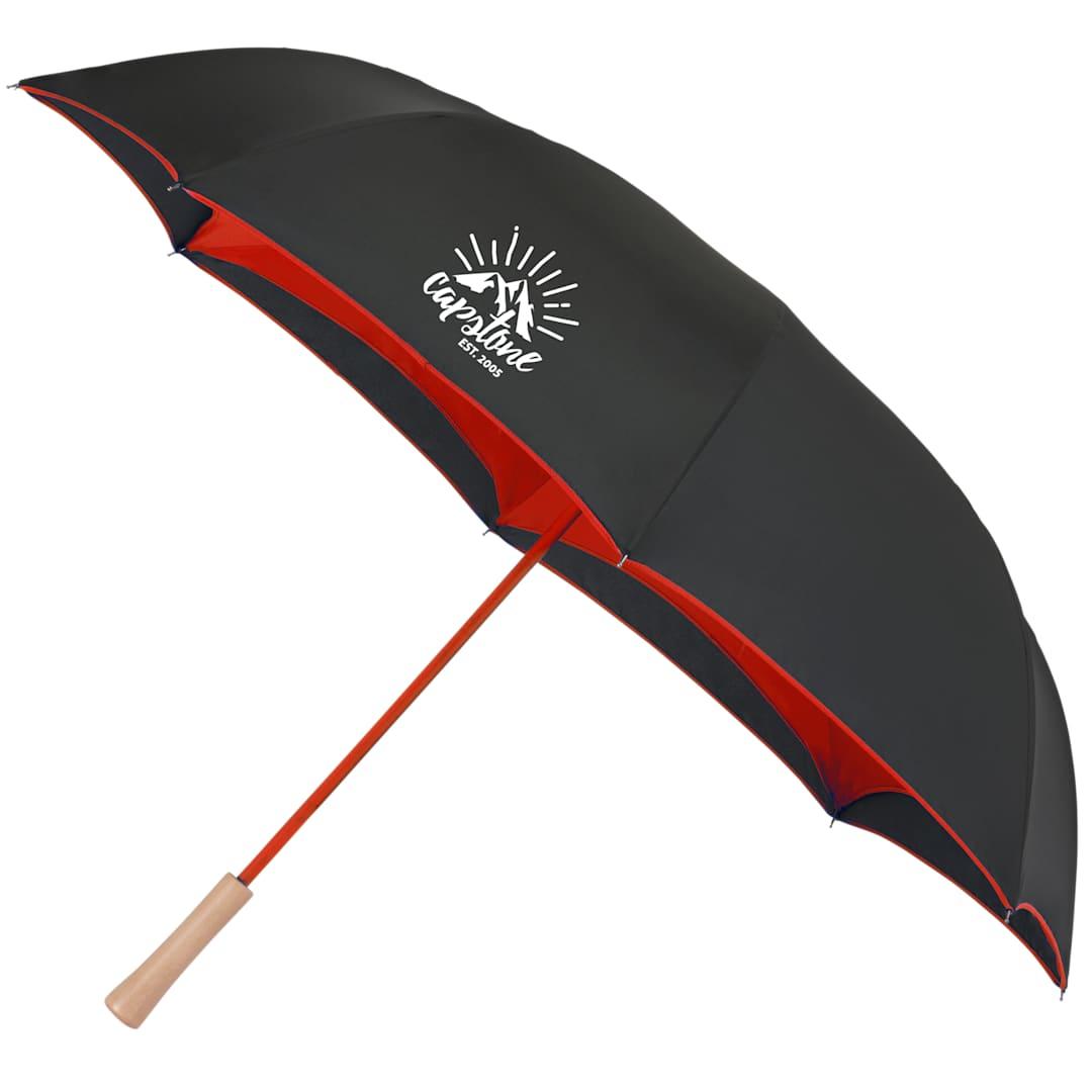48 Recycled manual inversion umbrella Black miniatura 24