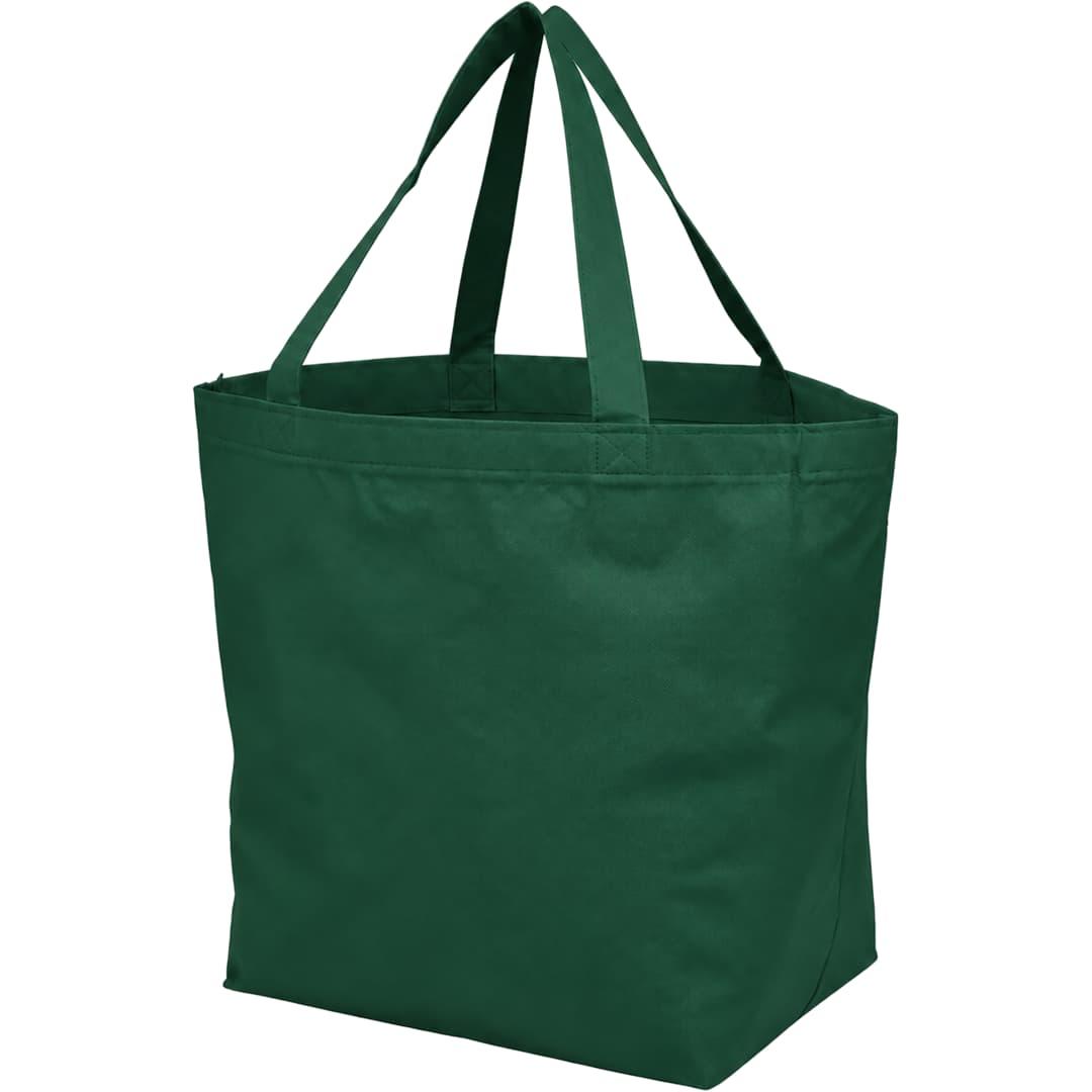 Yaya 100% recycled budget non woven shopper tote Black miniatura 25