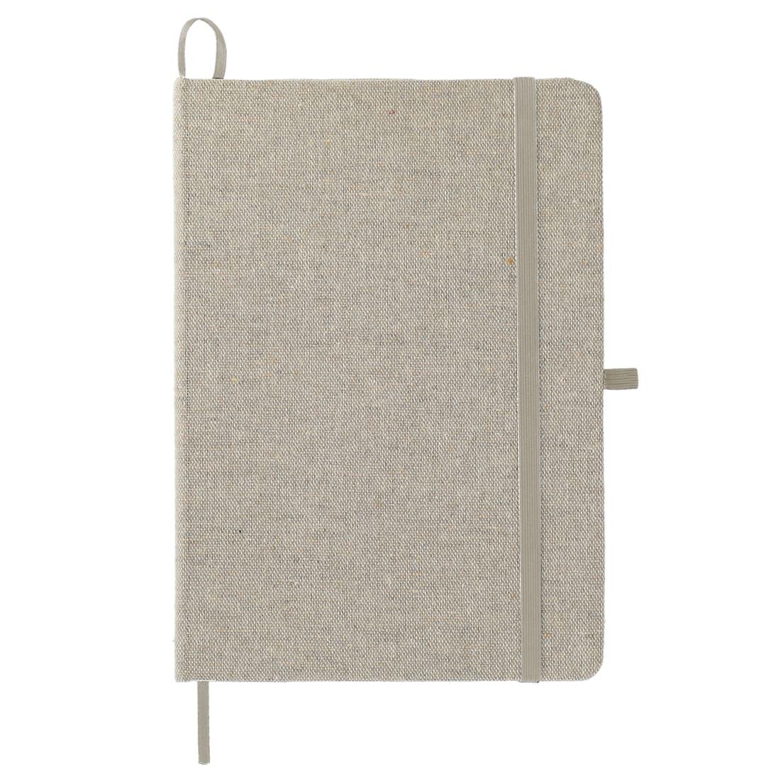 Fsc® mix 5 x 7 recycled cotton bound notebook Natural miniatura 12