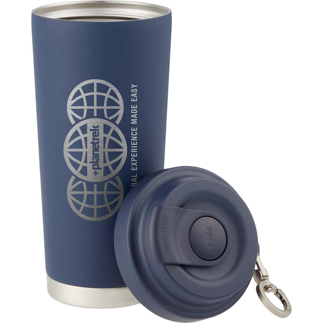 Haley vacuum tumbler one touch opening lid 16oz Black miniatura 35