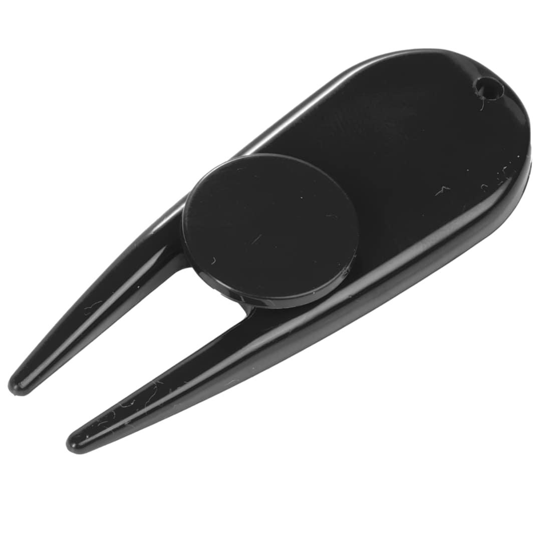 Divot tool with ball marker Black front