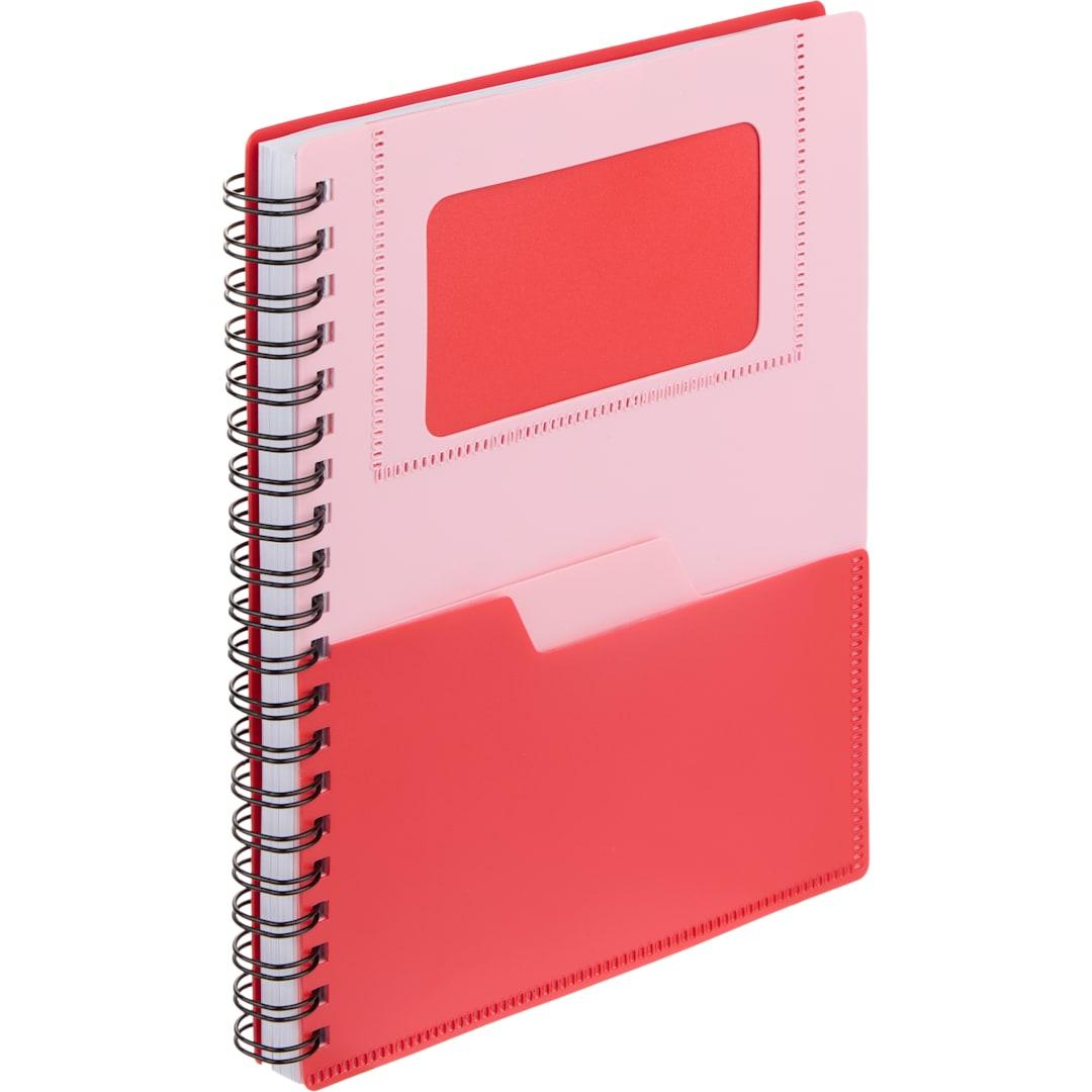 5 X 7 fsc® recycled stash spiral notebook Red miniatura 17