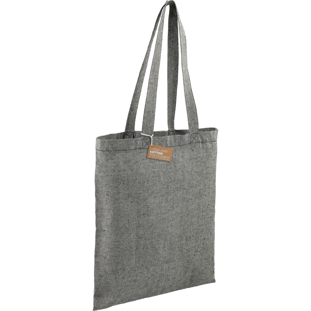 Recycled 5oz cotton twill tote Red front