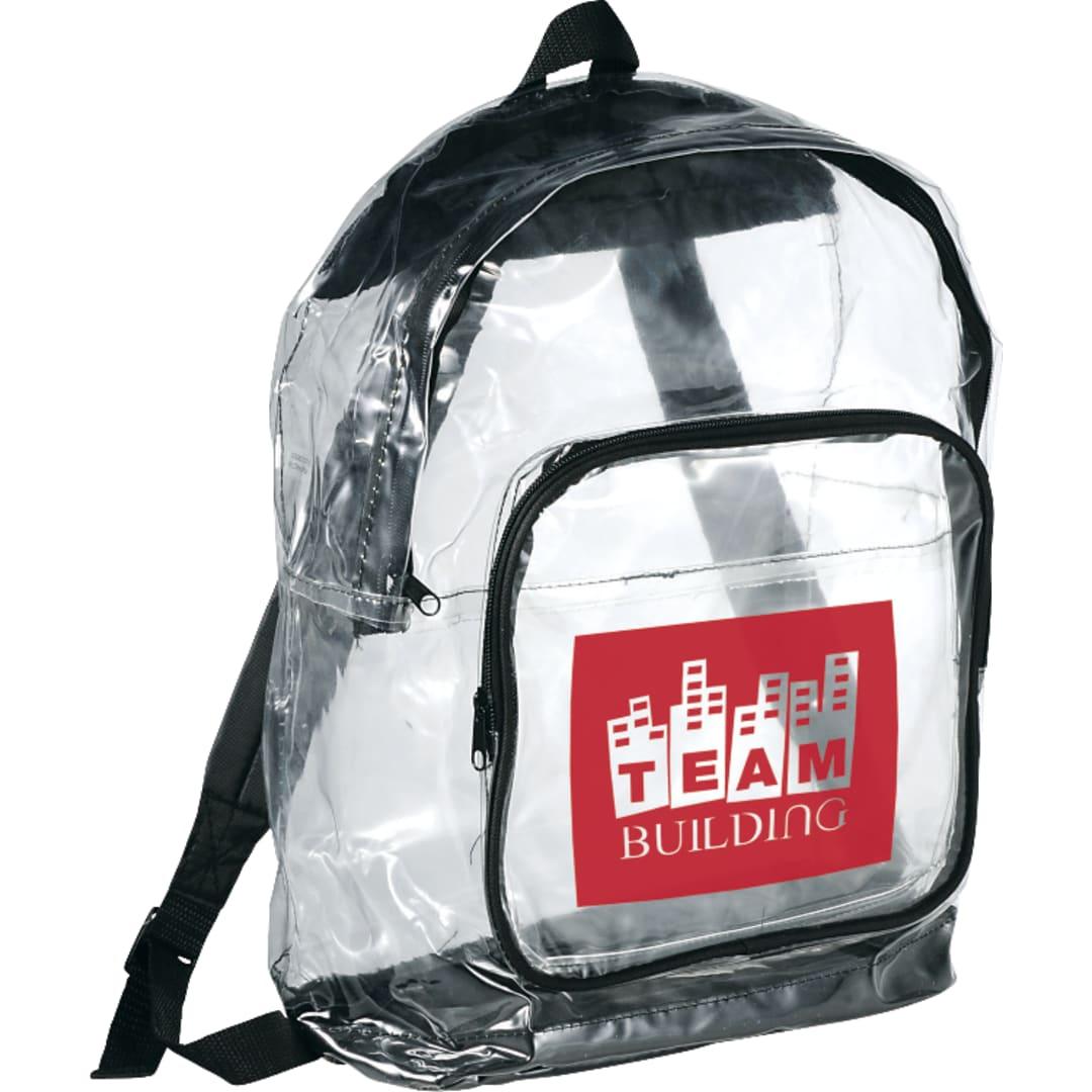 Rally clear backpack Black miniatura 5