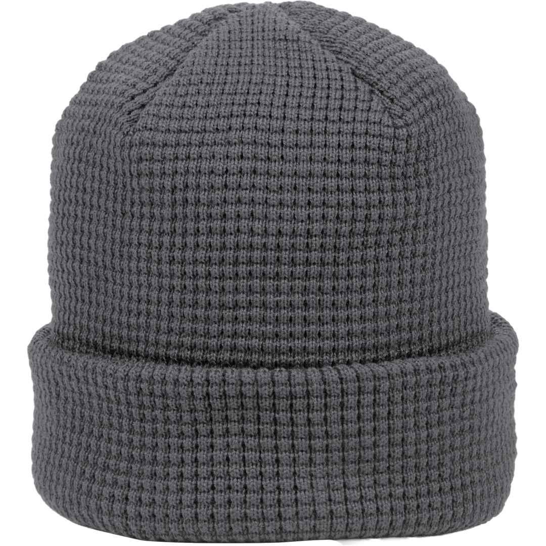 Recycled waffle beanie - unisex Blue miniatura 7