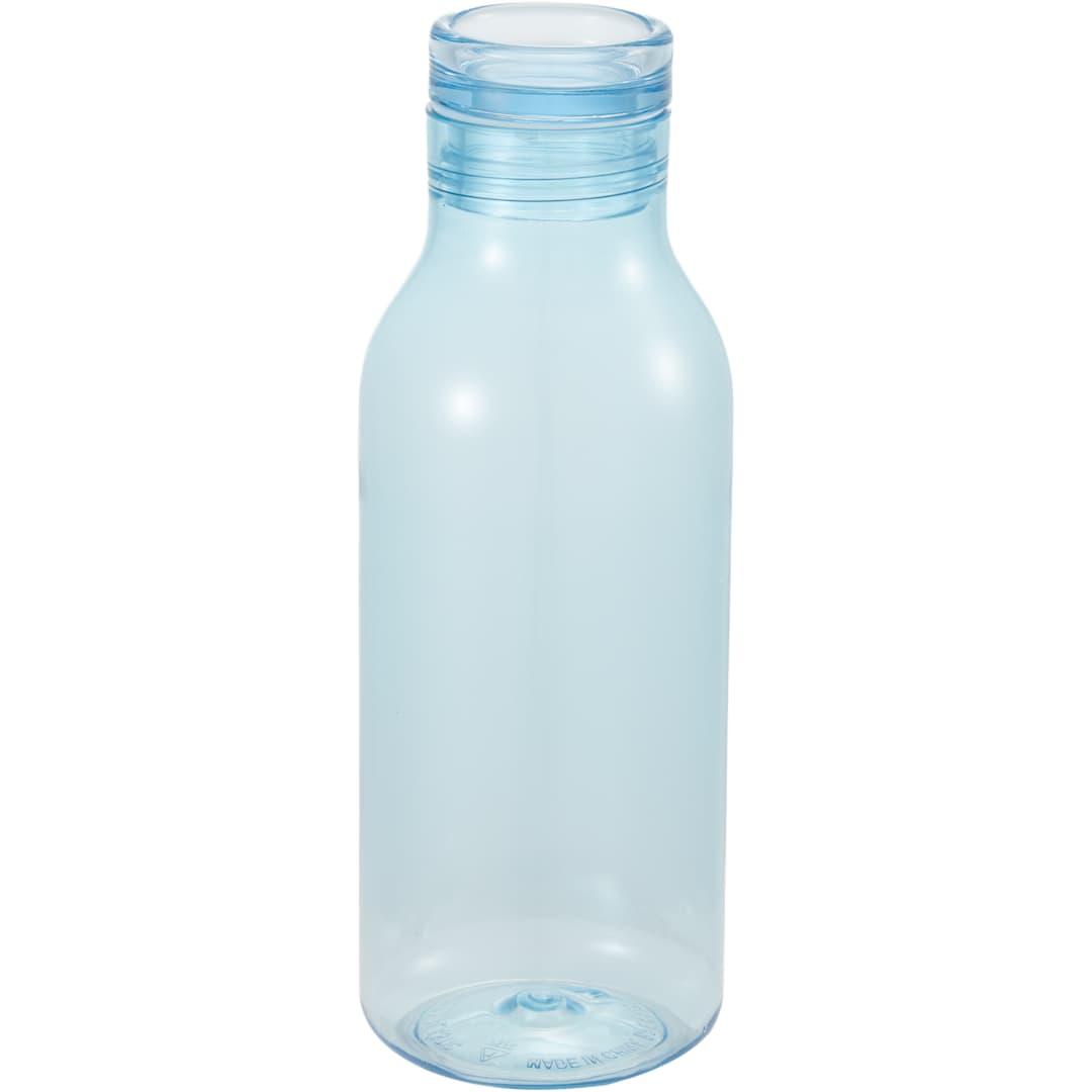 Meka recycled rpet single wall sports bottle 18oz Blue front