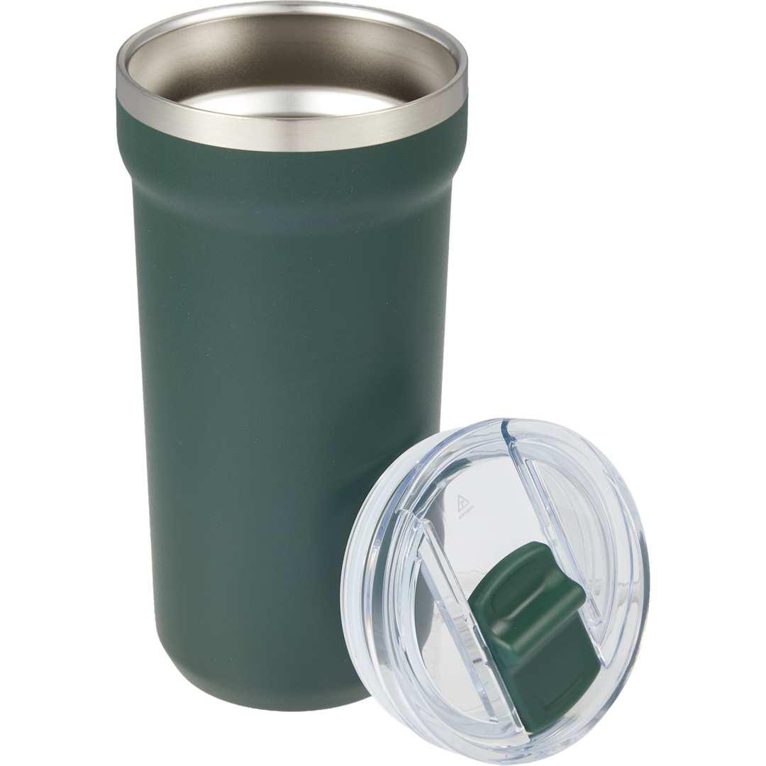 Catone recycled vacuum tumbler w/ slider lid 20oz Black miniatura 14