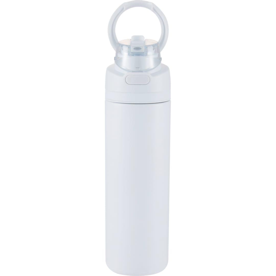 Elvin 28oz recycled stainless flip straw bottle Black miniatura 43