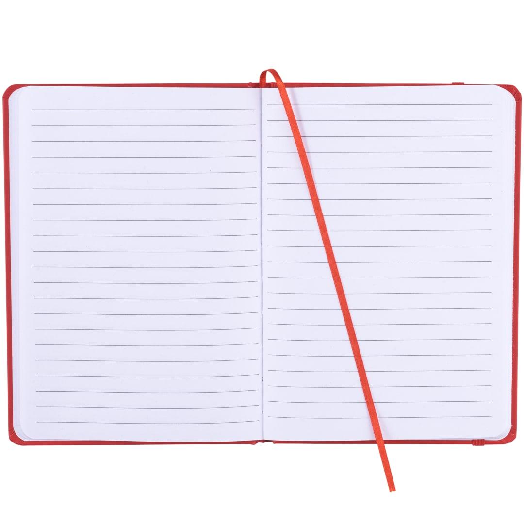 Fsc® mix 5 x 7 snap elastic closure notebook Red miniatura 15