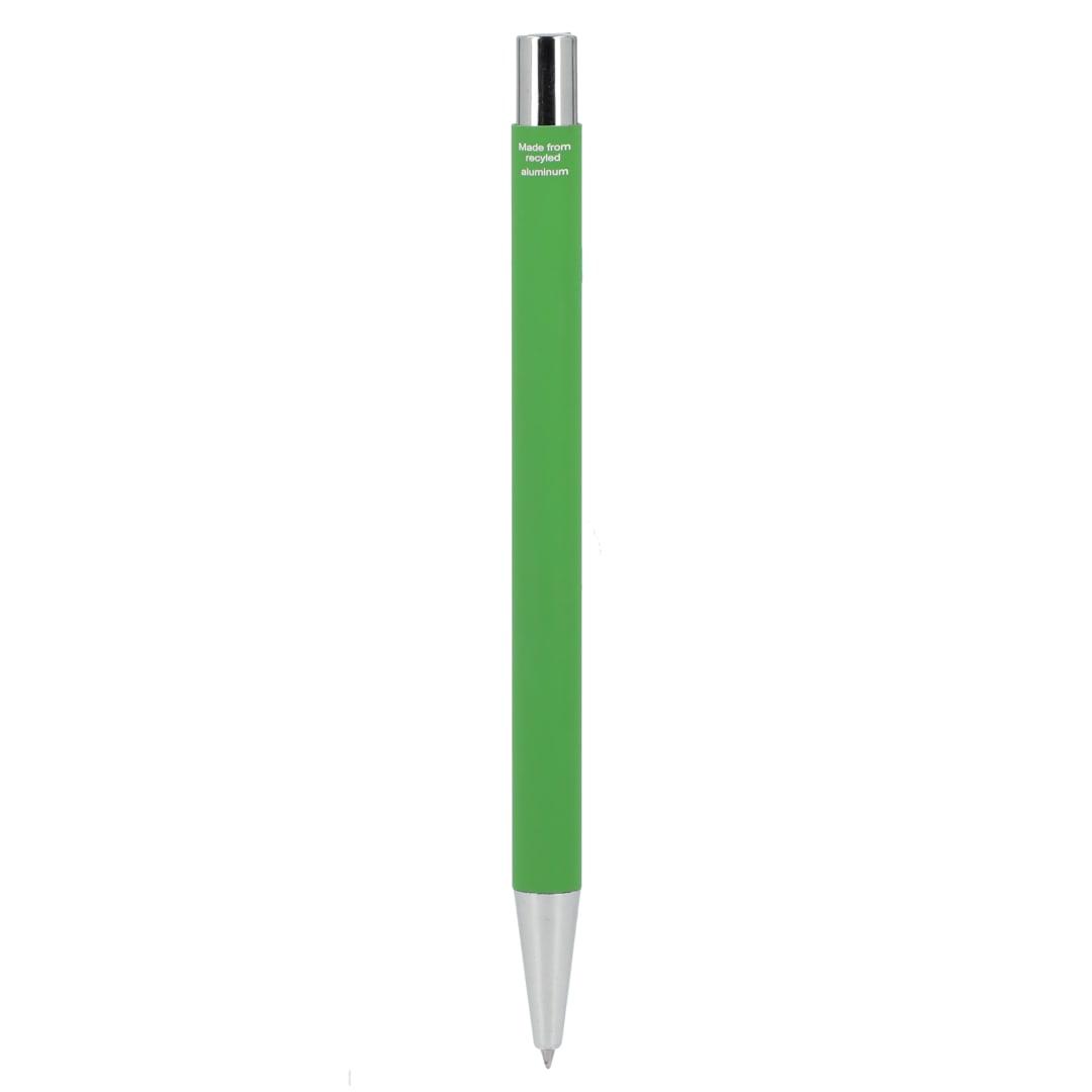 Maxi recycled aluminum soft touch gel pen Black miniatura 13