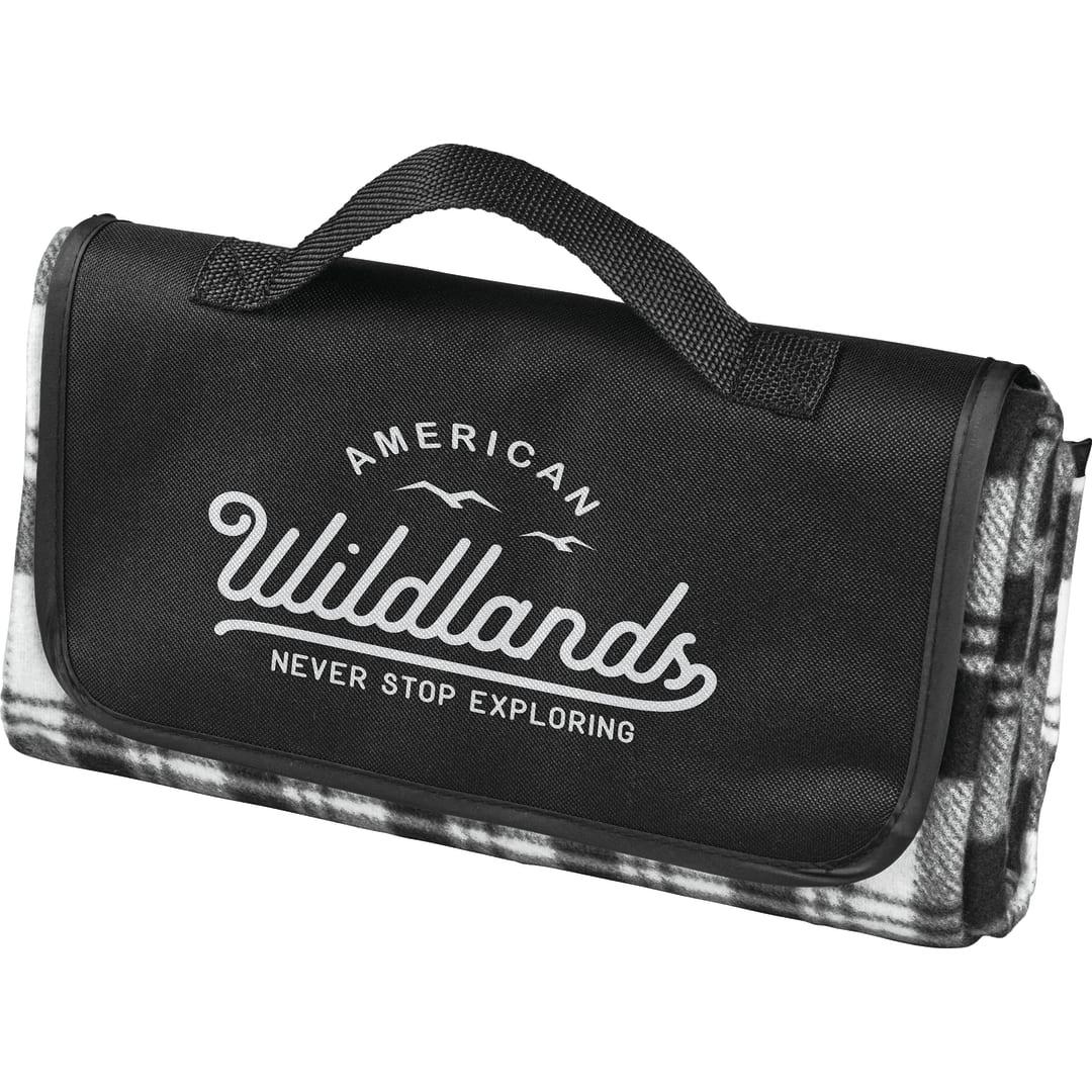 Fold up picnic blanket Black miniatura 5