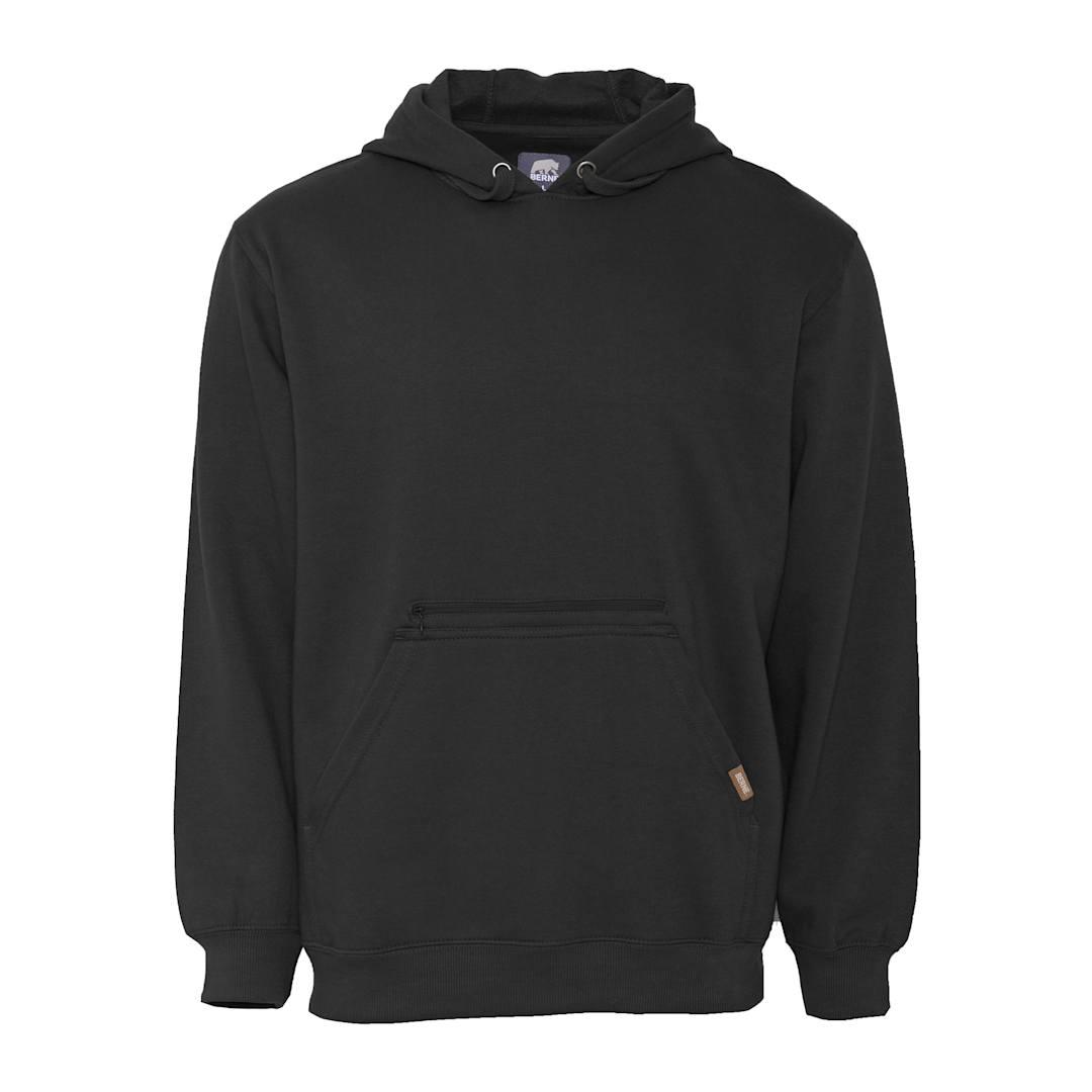 Berne heritage zippered pocket hooded sweatshirt - mens Black miniatura 18