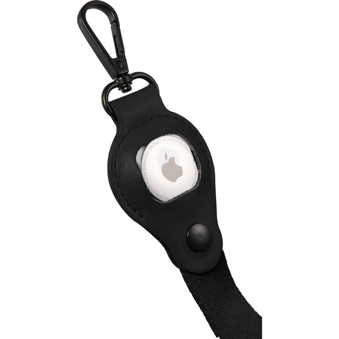 Recycled airtag lanyard Black miniatura 3