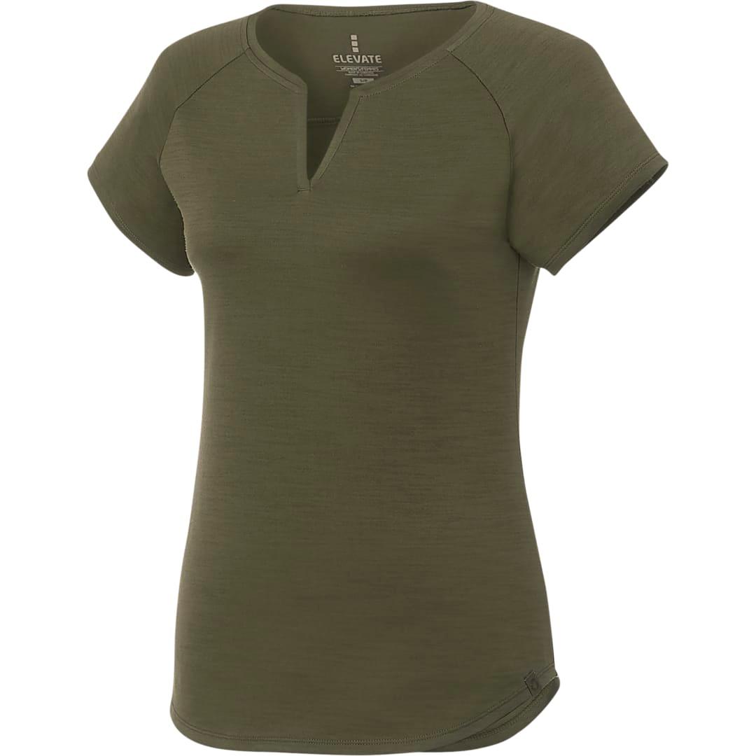 Womens amos eco ss top Blue miniatura 7